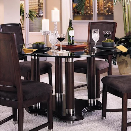 Round Pedestal Dining Room Table